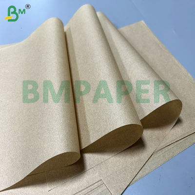30gsm 35gsm বাদামী গ্রীজ প্রতিরোধী স্যান্ডউইচ পেপার খাদ্য মোড়ানোর জন্য 18x18"