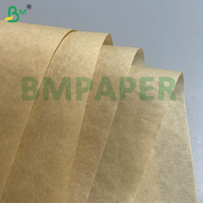 38g 45g কিট 7 ফুড গ্রেড মসৃণ ক্রাফ্ট গ্রাইসপ্রুফ পেপার ফাস্ট ফুড প্যাকেজিংয়ের জন্য