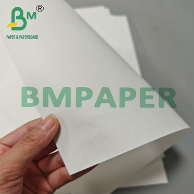 বেকারি ব্যাগের জন্য 60gsm গ্রীজপ্রুফ ফুড গ্রেড সাদা ক্রাফ্ট পেপার 12" x 1000 ফুট