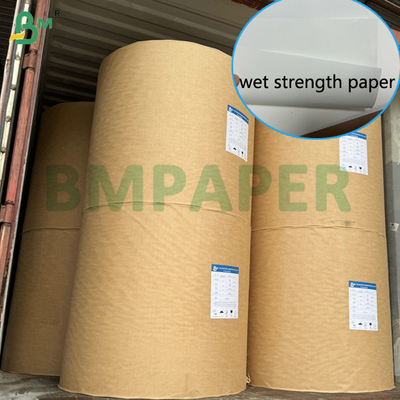 61cm প্রস্থ 68gsm 70gsm উচ্চ ভিজা শক্তি কাগজ পানীয় বোতল লেবেল জন্য