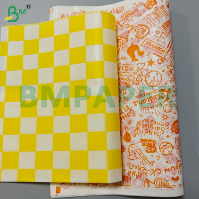 স্যান্ডউইচ প্যাকেজিংয়ের জন্য 30Gsm গ্রীস প্রতিরোধী মোমের কাগজের রোলস
