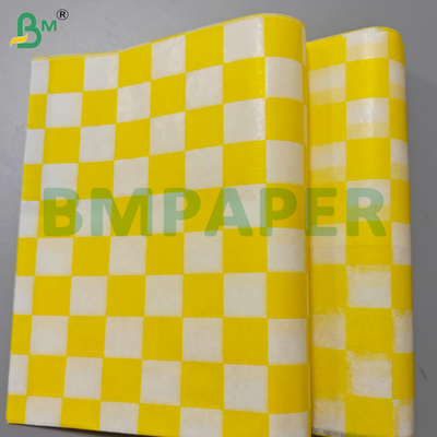 স্যান্ডউইচ প্যাকেজিংয়ের জন্য 30Gsm গ্রীস প্রতিরোধী মোমের কাগজের রোলস