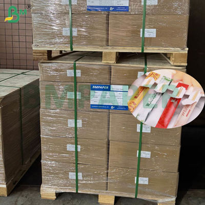 26gsm টুথপিক মোড়ক কাগজ স্লিটিং রোল সাদা/ক্রাফট বাদামী রঙ