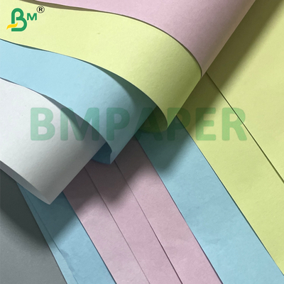 60 গ্রাম 65 গ্রাম 8.5 "X11" হোয়াইট / গোলাপী / ব্লু কার্বনহীন কপি কাগজ