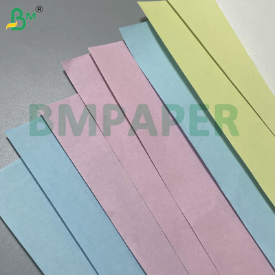 60 গ্রাম 65 গ্রাম 8.5 "X11" হোয়াইট / গোলাপী / ব্লু কার্বনহীন কপি কাগজ