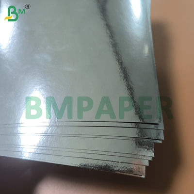 সিলভার ফয়েল মিরর কার্ডস্টক কাগজ একতরফা ধাতব কাগজ শীট