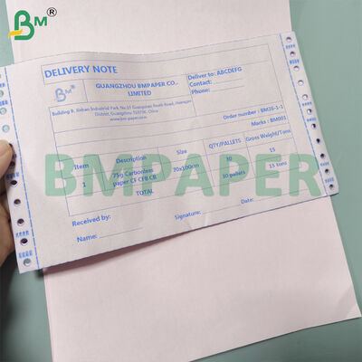 নিয়মিত ২০ পাউন্ড কার্বনলেস কাগজ ৮.৫" X ১১" বহু-রঙিন এনসিআর কাগজ