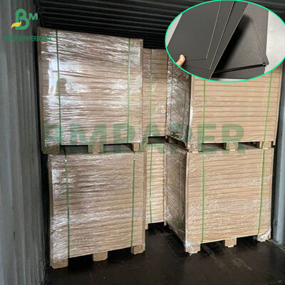 ২ মিমি ২.৫ মিমি রাইডিড গভীর কালো প্রিমিয়াম বোর্ড কার্টনের জন্য ২৮ x ২২ ইঞ্চি