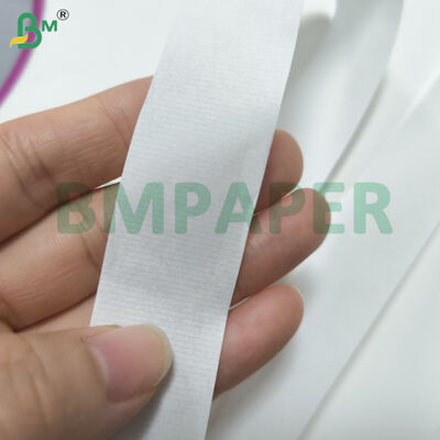 উচ্চ বায়ু অনুপ্রবেশযোগ্যতা টেক্সচারযুক্ত কাগজ 25gsm সিগারেট তৈরির জন্য প্রাক কাটা ছোট রোলস