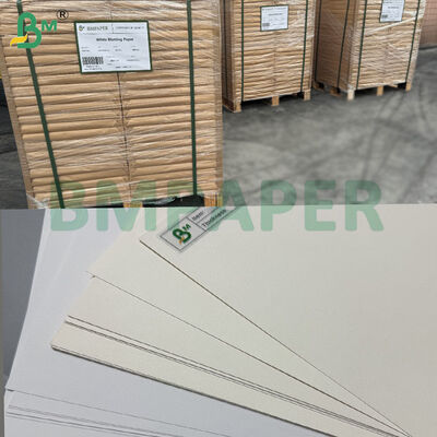 0.6mm 0.7mm Absorbent Cup Coasters Board -- সাদা পলবোর্ড ব্লাস্টিং পেপার 16.5 "x 24.4" শীট