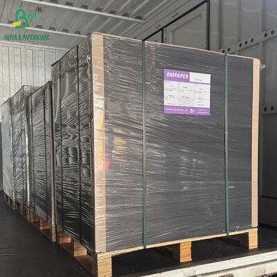 উচ্চ-মানের ওয়াইন প্যাকেজ বক্সের জন্য ১.২ মিমি ১.৫ মিমি ১.৬ মিমি ১.৮ মিমি কালো সলিড বোর্ড