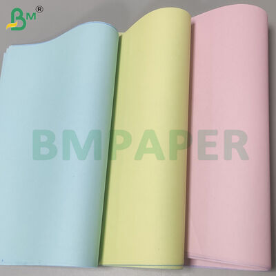 মাল্টি বিজনেস ফর্মের জন্য 75gsm 65gsm NCR কার্বনলেস পেপার রোলস