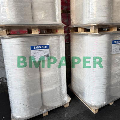 টেক্সচারযুক্ত সিগারেট পেপার 24g 25g রোল প্রস্থ 26.5mm সাদা রঙ