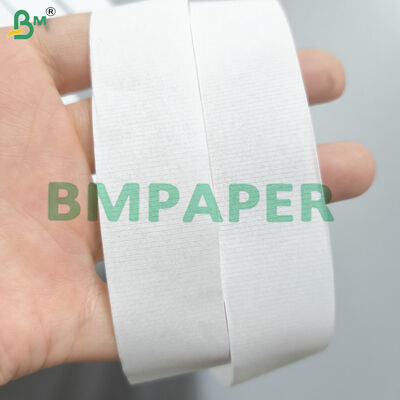 রিবেড সিগারেট পেপার রোলস স্লিট 30mm প্রস্থ 25gsm হোয়াইট ইন্ডাস্ট্রিয়াল সিগারেট আবরণ কাগজ