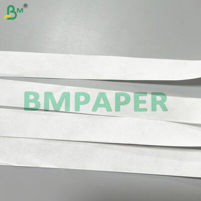 রিবেড সিগারেট পেপার রোলস স্লিট 30mm প্রস্থ 25gsm হোয়াইট ইন্ডাস্ট্রিয়াল সিগারেট আবরণ কাগজ
