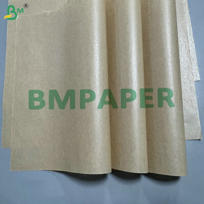 জলরোধী এবং তেলরোধী কাস্টম মুদ্রিত 35-50gsm ক্রাফ্ট + 6-15gsm ব্র্যান্ডেড ডিসপোজেবল কটেলরি প্যাকেজিংয়ের জন্য পিই লেপযুক্ত ক্রাফ্ট পেপার
